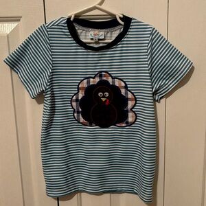 Boys Thanksgiving Turkey Shirt- Size 5